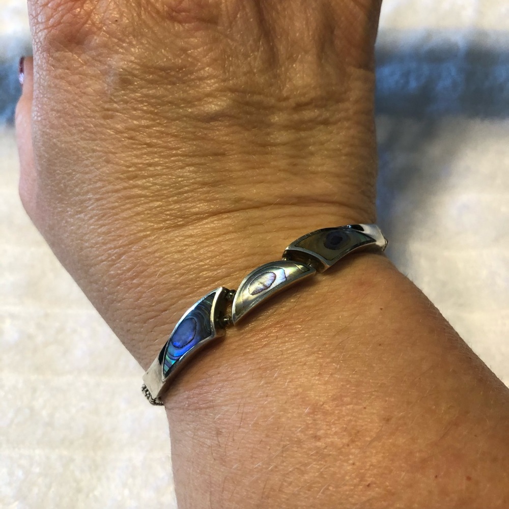 Mother of pearl 925 Bracelet.